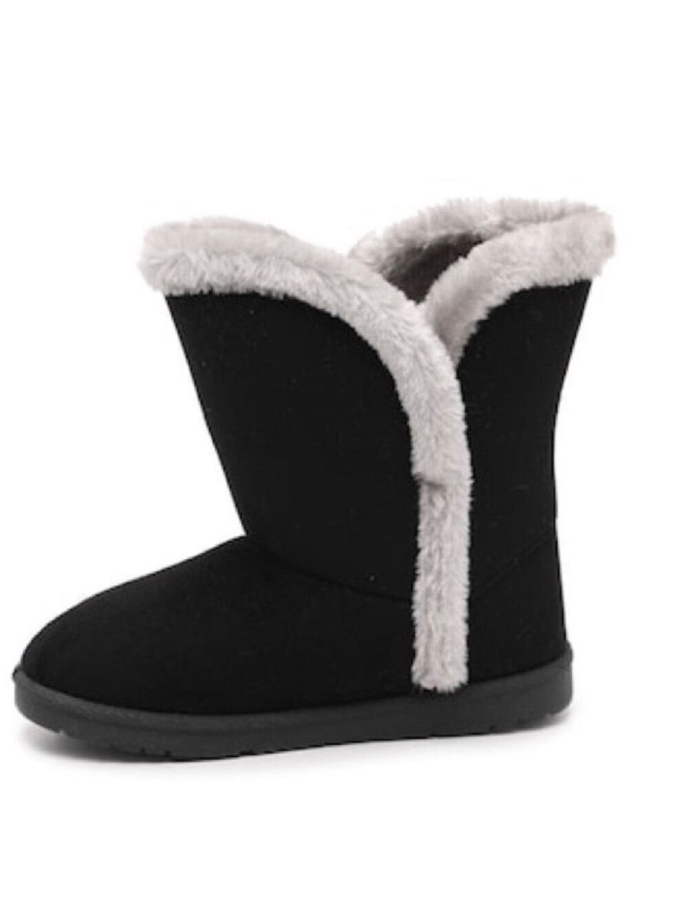 Women’s Olivia Miller Combie Black Faux Suede Boots Size 10